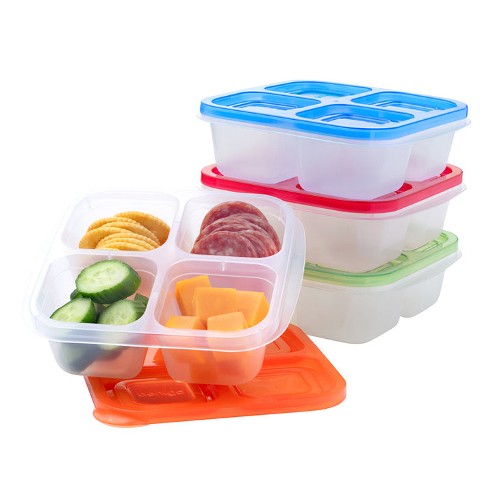 Bentgo Easyboxes 4-Compartment Snack Containers 8-Piece Set S4