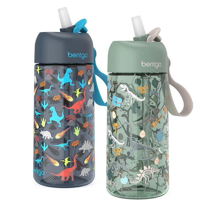 Bentgo Kids Prints Water Bottle (2-Pack) J8