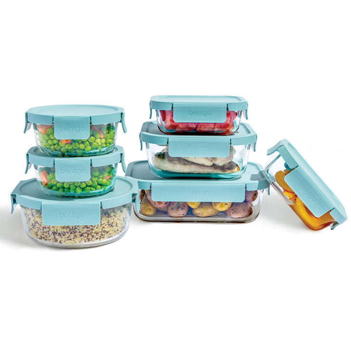 Bentgo Glass Leak-Proof Food Storage Set (14-Piece) Y8