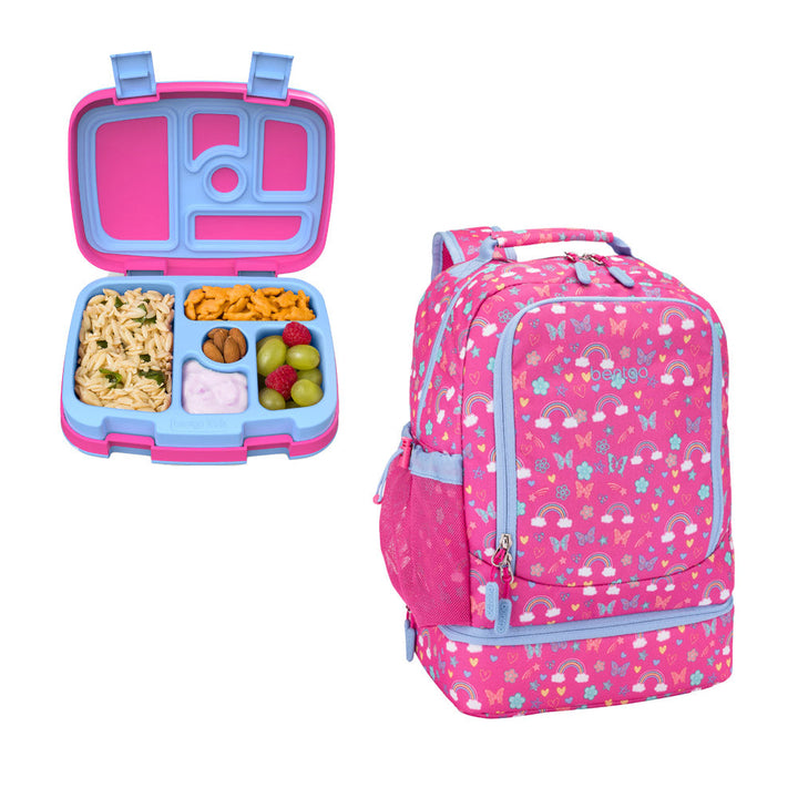 Bentgo Kids Prints Lunch Box & Backpack H9