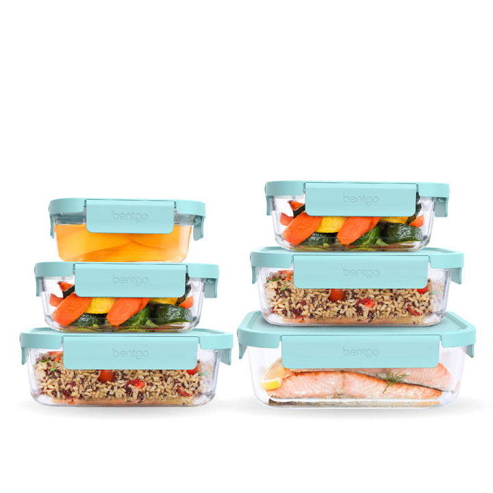 Bentgo Glass Leak-Proof Food Storage Set (12-Piece) F5